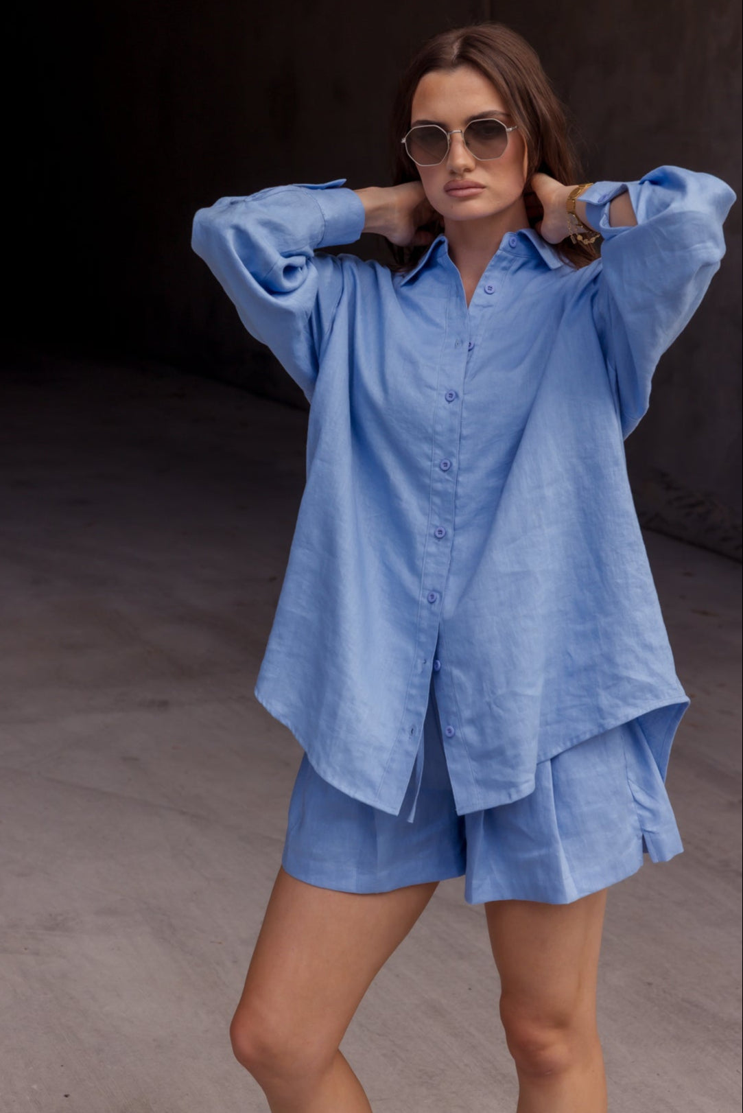 RAZ Shorts Cornflour Blue