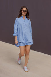 PLUTO Shirt Cornflour Blue