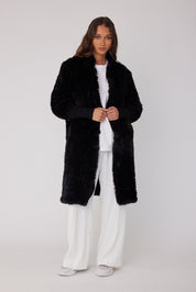 SUTTI Faux Jacket Black