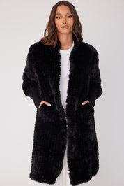 SUTTI Faux Jacket Black