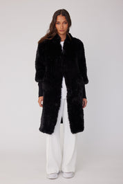 SUTTI Faux Jacket Black