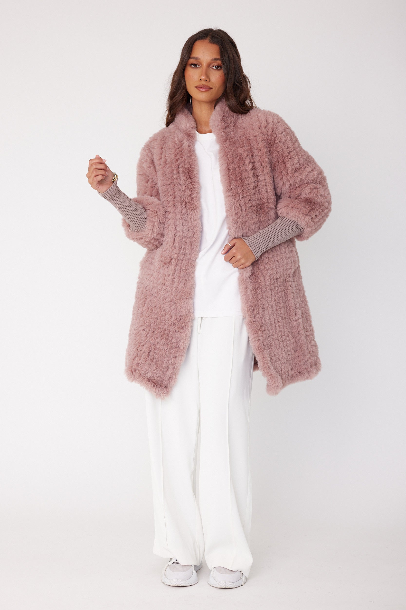 SUTTI Faux Jacket Smokey Plum