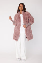 SUTTI Faux Jacket Smokey Plum