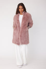 SUTTI Faux Jacket Smokey Plum
