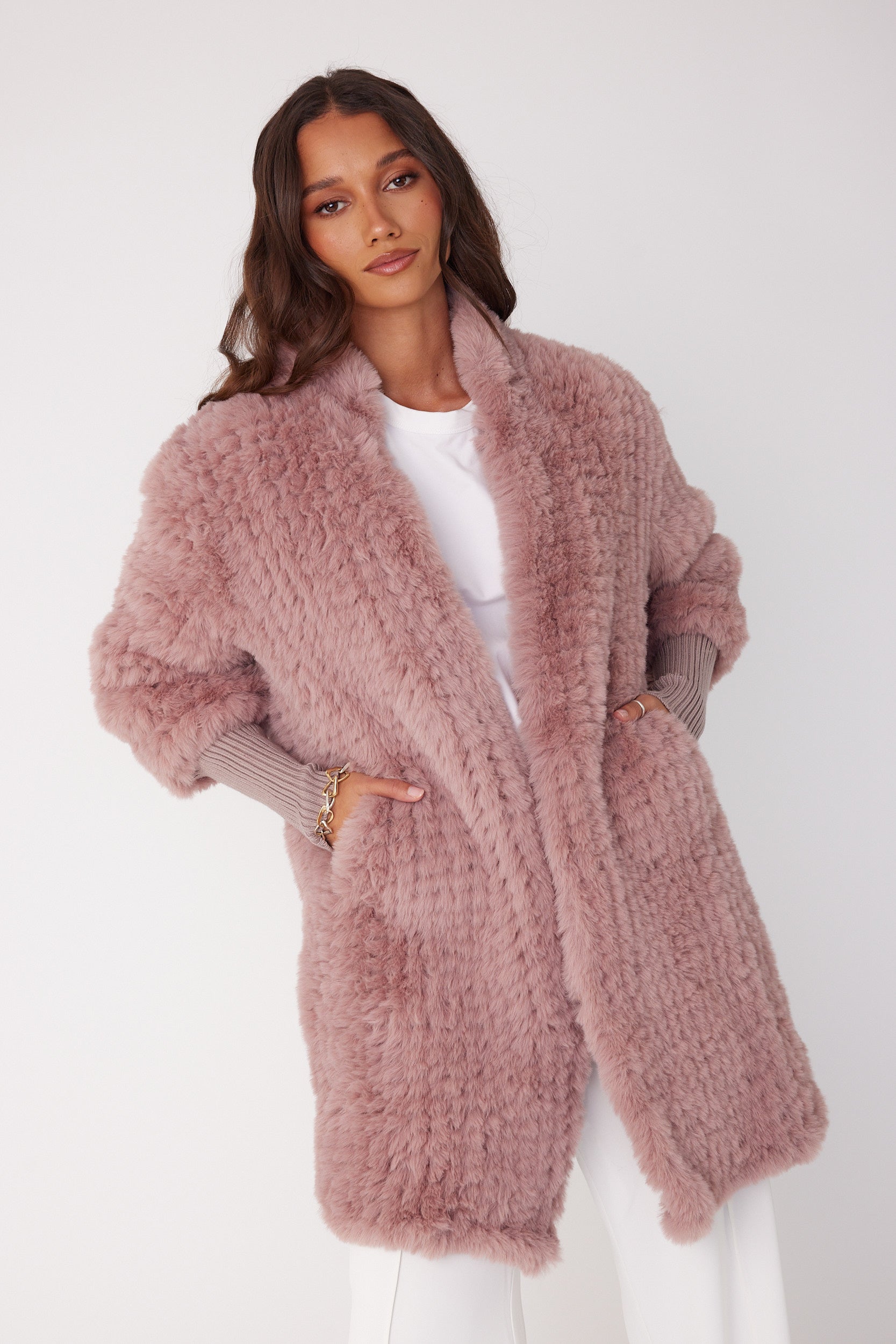 SUTTI Faux Jacket Smokey Plum