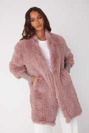 SUTTI Faux Jacket Smokey Plum