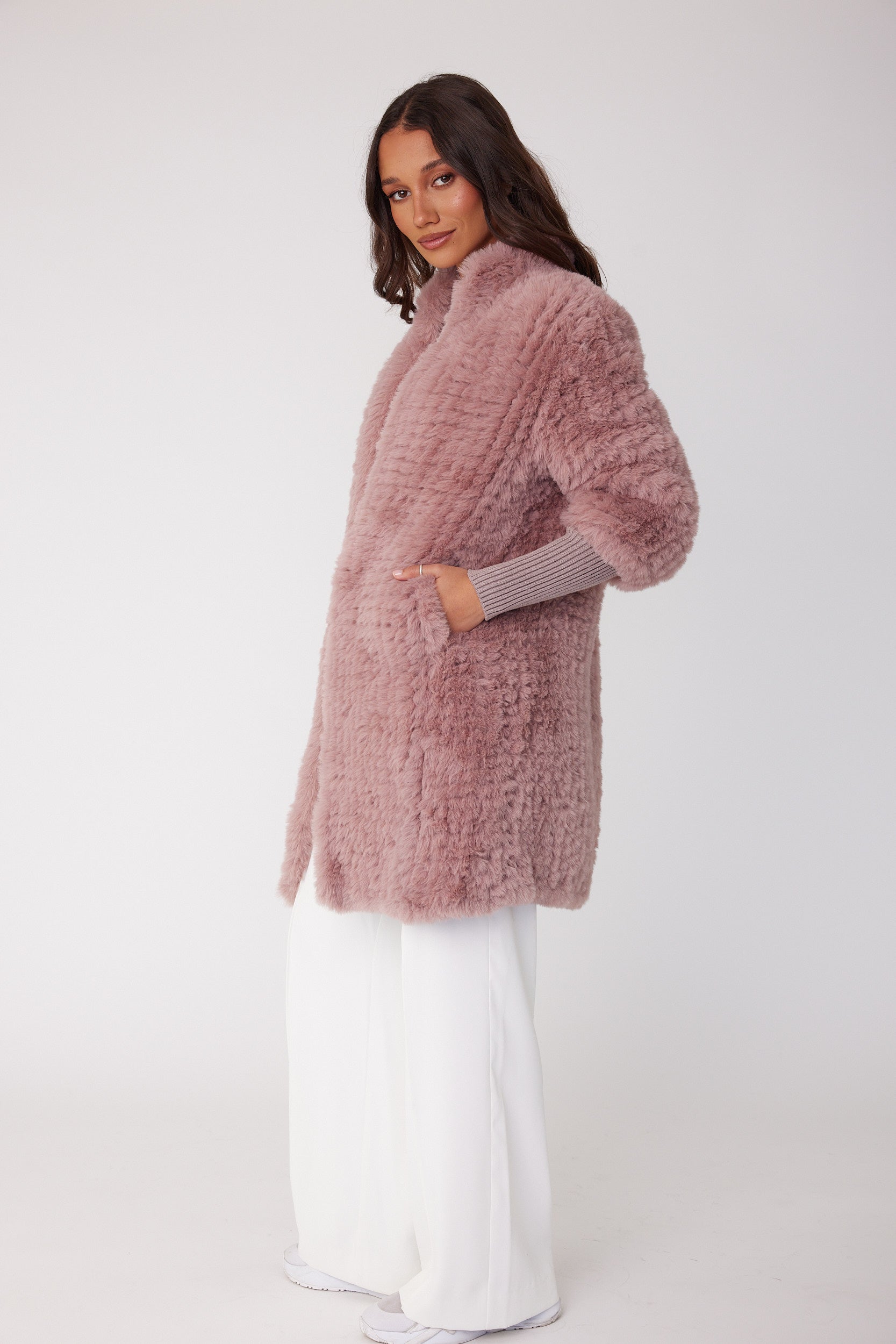 SUTTI Faux Jacket Smokey Plum