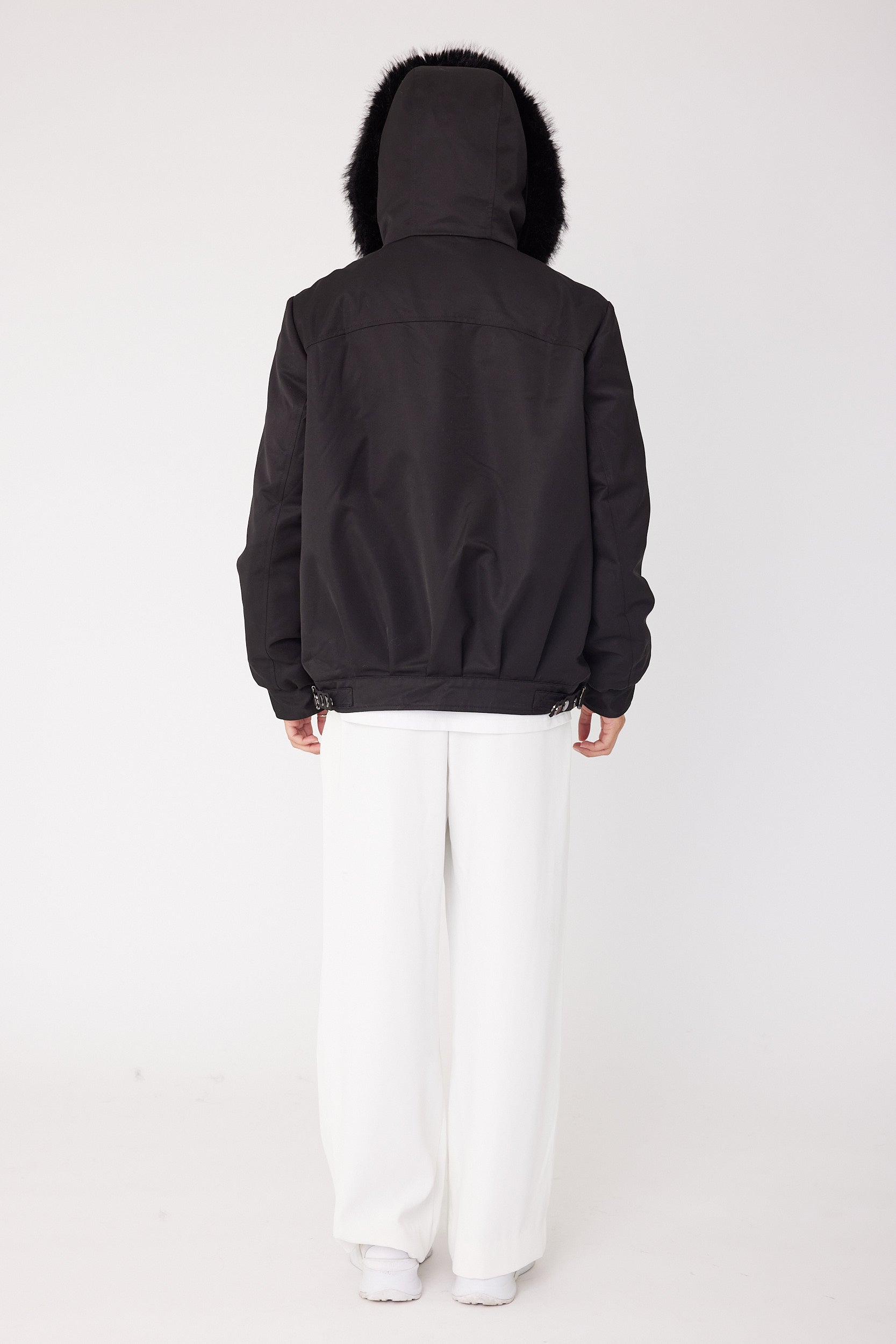 LENNOX Faux Jacket Black