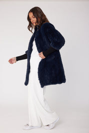 SUTTI Faux Jacket Navy