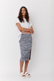 WILLOW Knit Skirt Navy