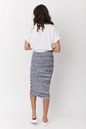 WILLOW Knit Skirt Navy
