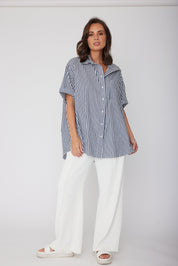 ROGUE Shirt Navy Stripe