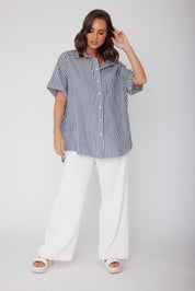 ROGUE Shirt Navy Stripe