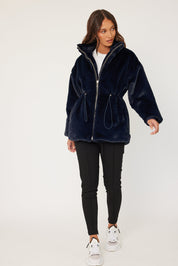 RAFFERTY Faux Jacket Navy