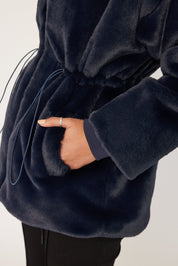 RAFFERTY Faux Jacket Navy