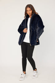 RAFFERTY Faux Jacket Navy