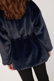 RAFFERTY Faux Jacket Navy