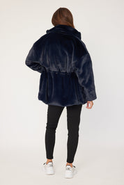 RAFFERTY Faux Jacket Navy