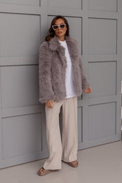JUJU Faux Jacket Grey