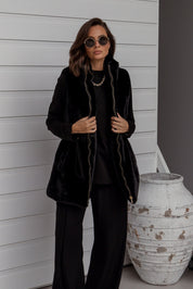 DUKE Faux Vest Black