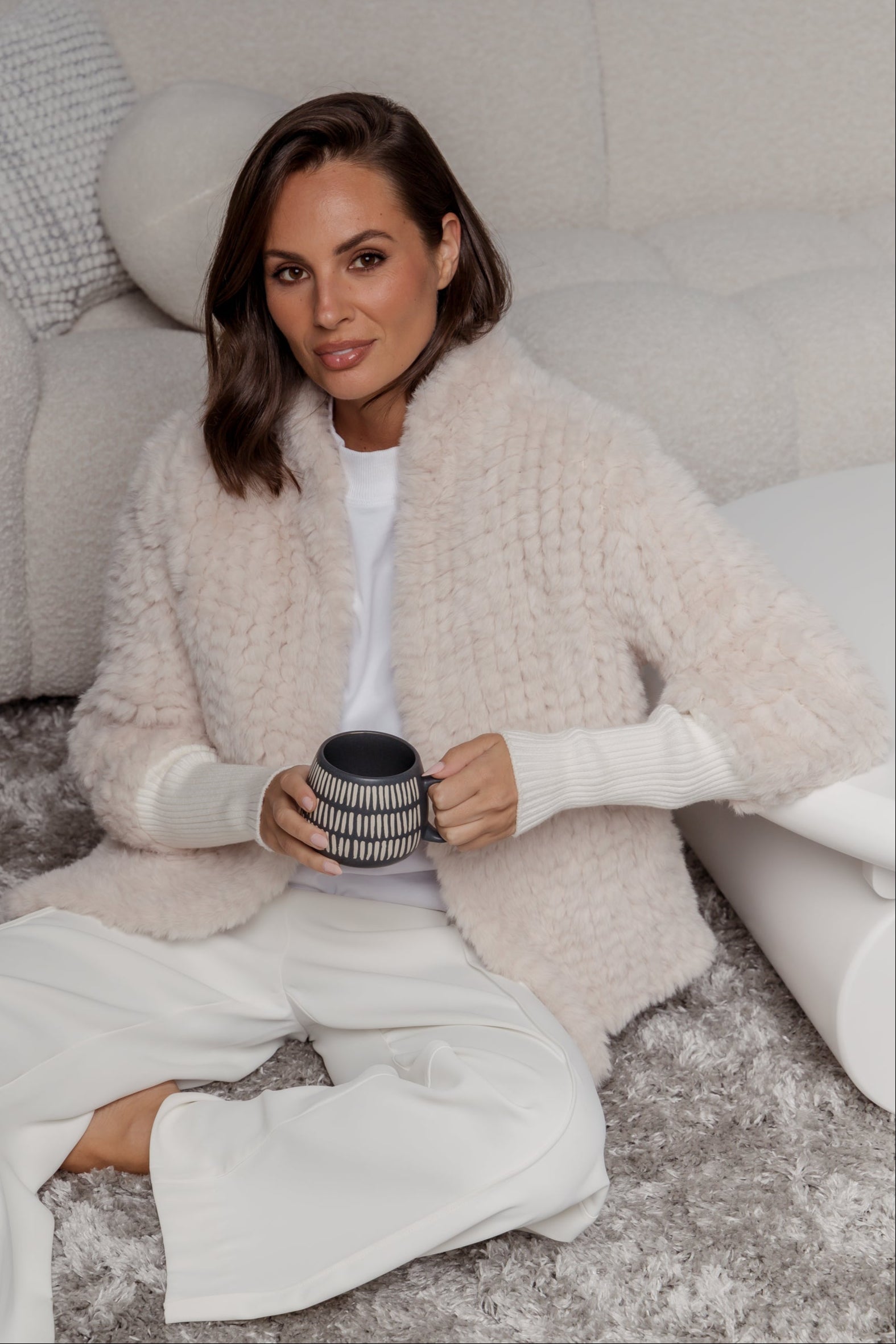 TETTO Faux Jacket Cream