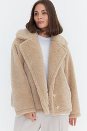 JETTY Faux Jacket Beige