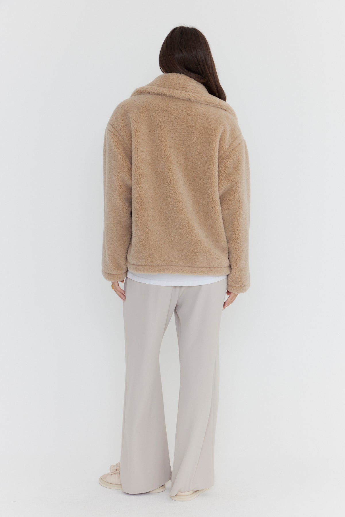 JETTY Faux Jacket Beige