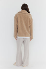 JETTY Faux Jacket Beige