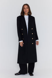 RUSSIAN Coat Black