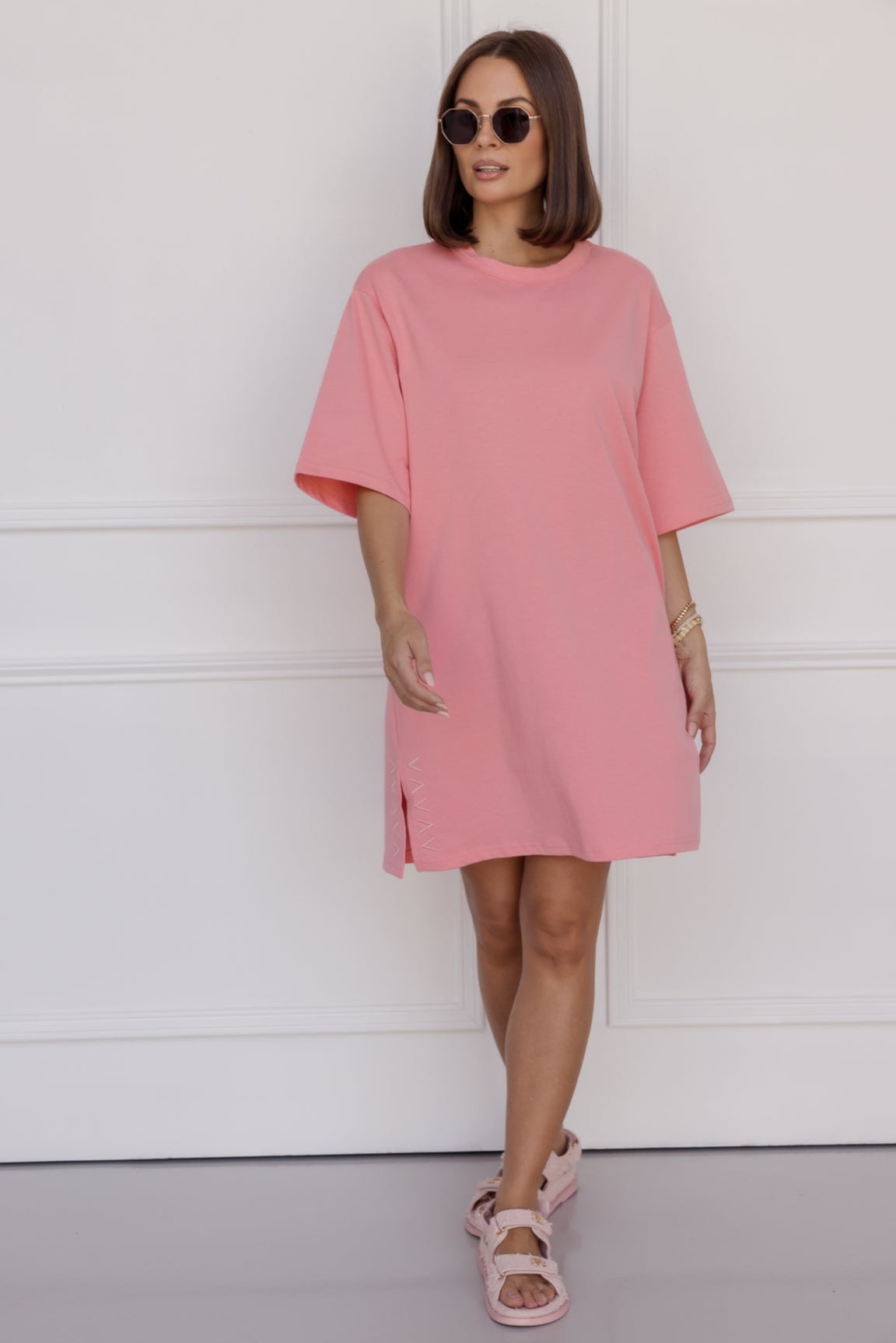 CALEB Dress Pink Coral