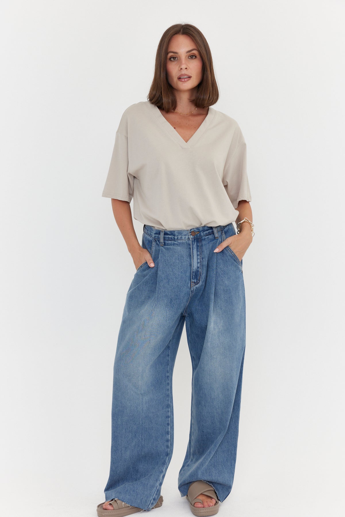 ALESSIA Jeans Mid Blue Denim