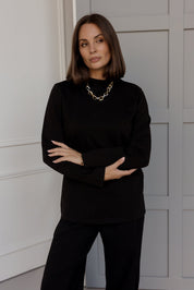 RUBY Long Sleeve Top Black