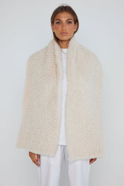 KALUA Faux Scarf Cream