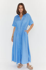 MAKILA Dress Cornflour Blue