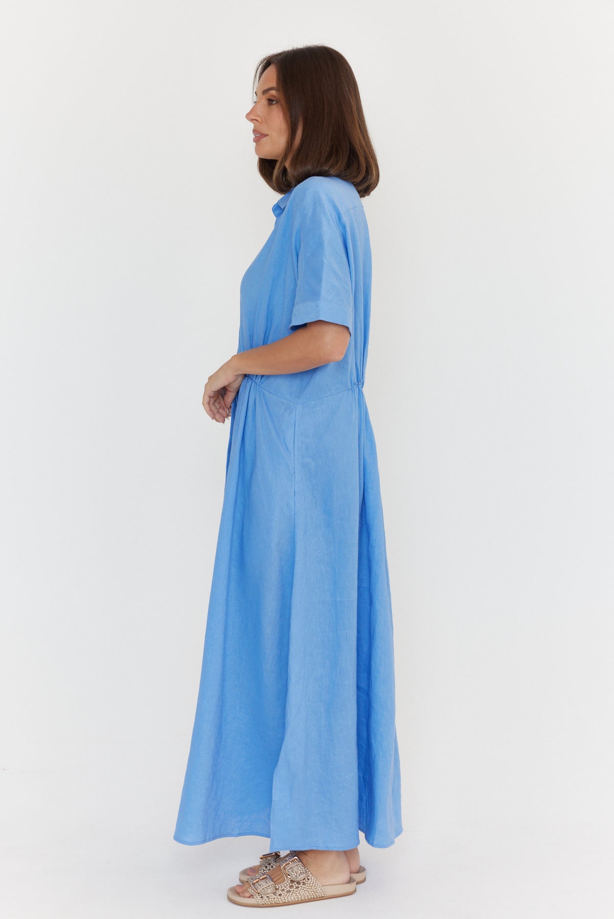 MAKILA Dress Cornflour Blue