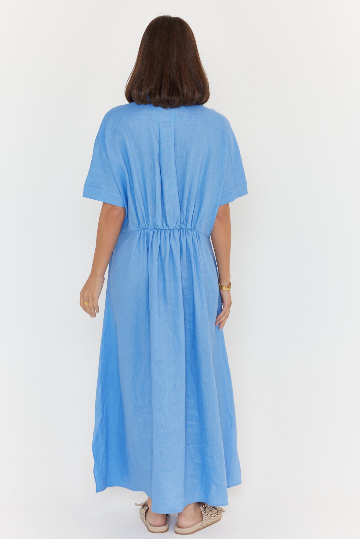 MAKILA Dress Cornflour Blue