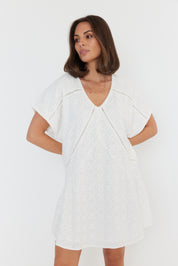 ISAAC Dress White