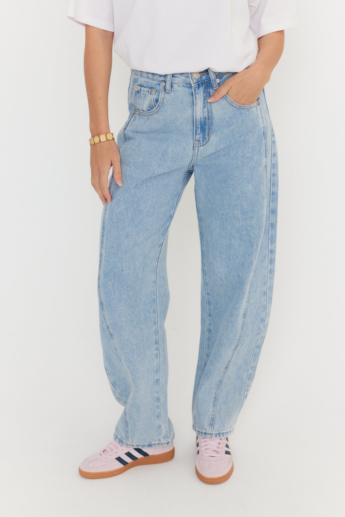 SALTY Jeans Light Blue Denim