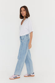 SALTY Jeans Light Blue Denim