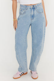 SALTY Jeans Light Blue Denim