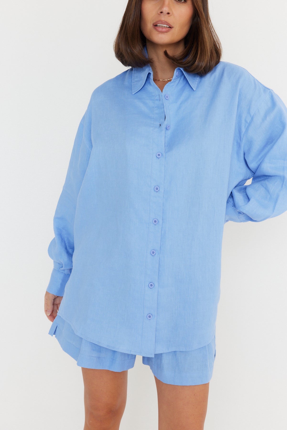 PLUTO Shirt Cornflour Blue