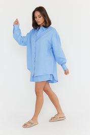 PLUTO Shirt Cornflour Blue