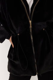 RAFFERTY Faux Jacket Black