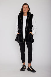 DUKE Faux Vest Black