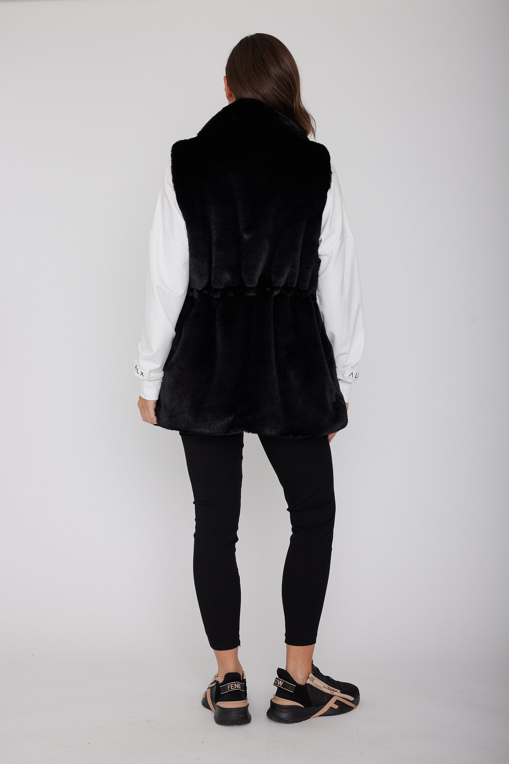 DUKE Faux Vest Black