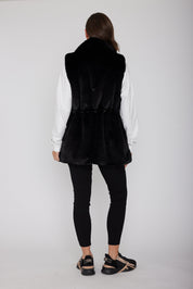 DUKE Faux Vest Black