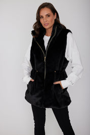 DUKE Faux Vest Black