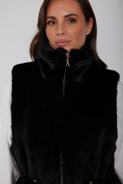 DUKE Faux Vest Black