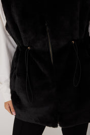 DUKE Faux Vest Black