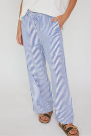 DENIS Pants Blue Stripe
